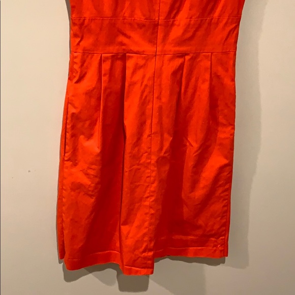 J. Crew “Suited” Orange Shift Dress - Women’s Size 0 - Picture 7 of 8